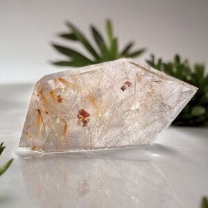 Golden Rutilated Quartz Crystal‎ Freeform
